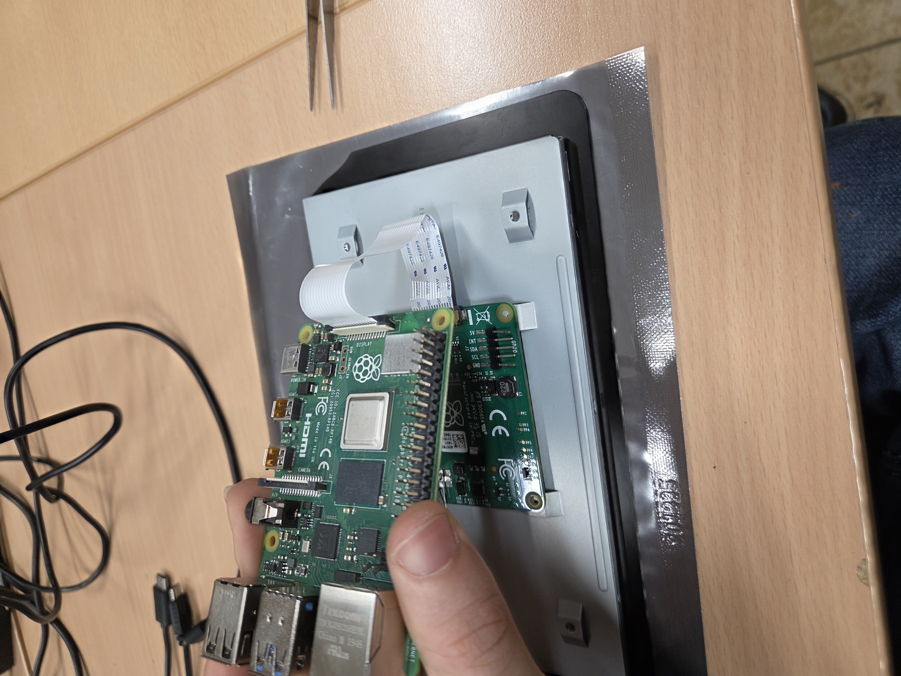 Raspberry Pi met scherm